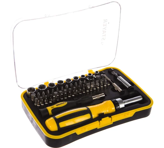 Набор реверсивных отверток STAYER Compact-65 (65шт)