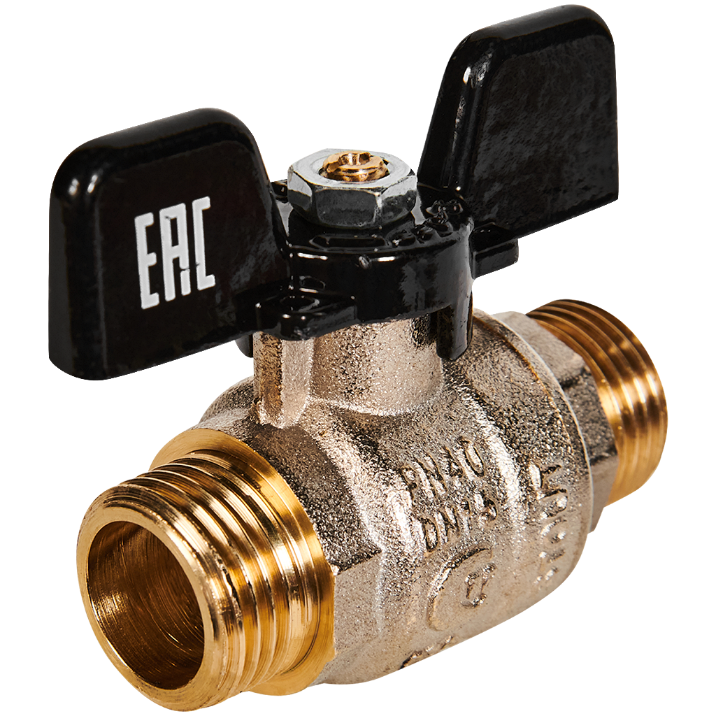 Кран шаровый 1/2 нар-нар STOUT