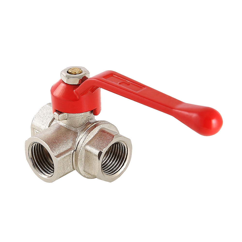 Кран 3-ходовой шар 1/2-1/2-1/2 г/г/г VALTEC Тип-L