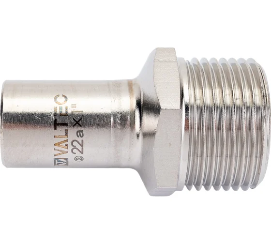 Вставка резьбовая нерж.сталь с нар.р. 22х1 VALTEC