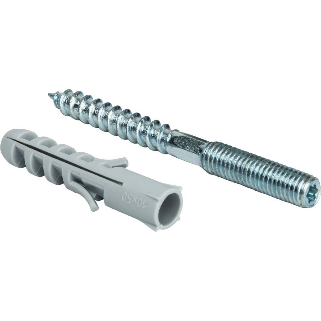 Шуруп-шпилька М8х80 с дюбелем STOUT