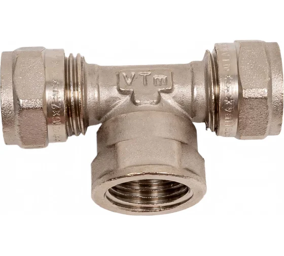 Тройник м/п VALTEC 16х1/2"х16 вр