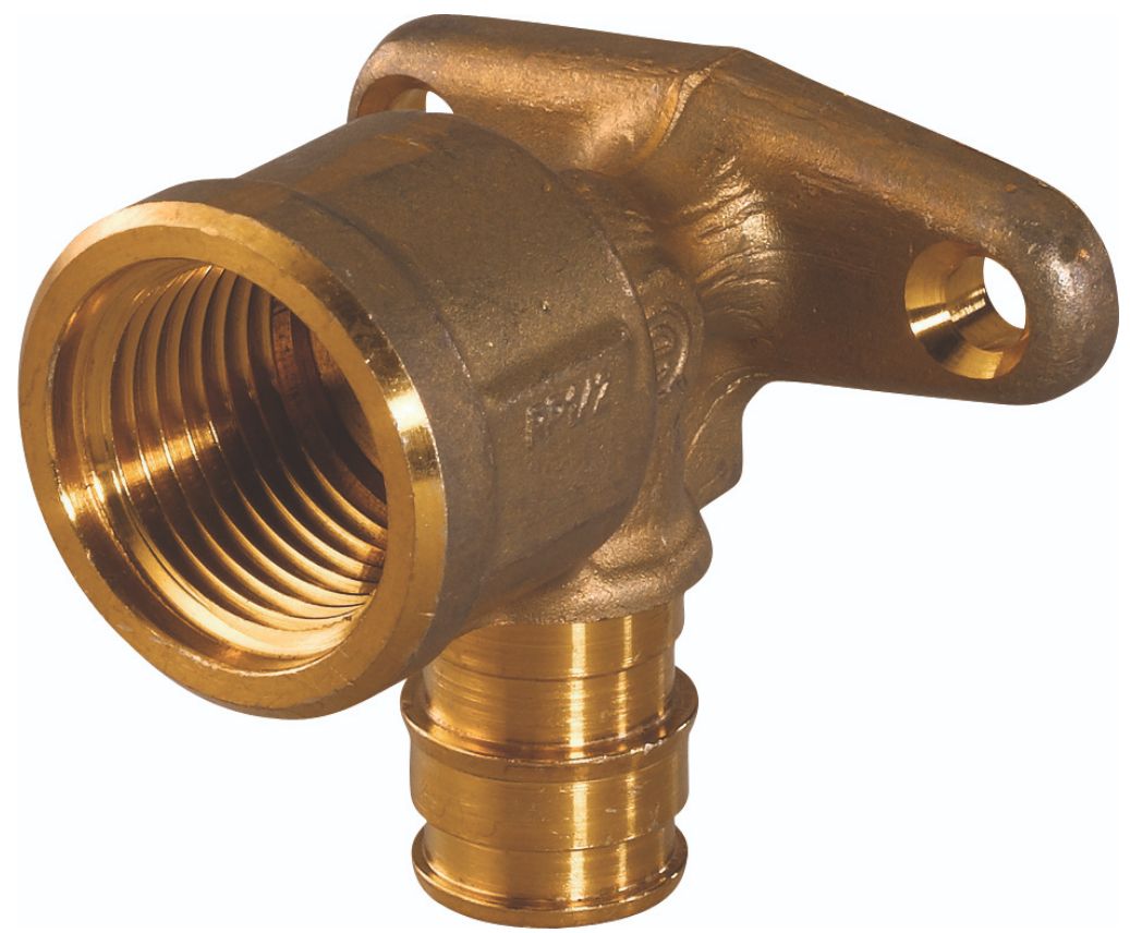 Водорозетка Uponor Q&E с фланцем 16х1/2"  высота 43 мм латунь