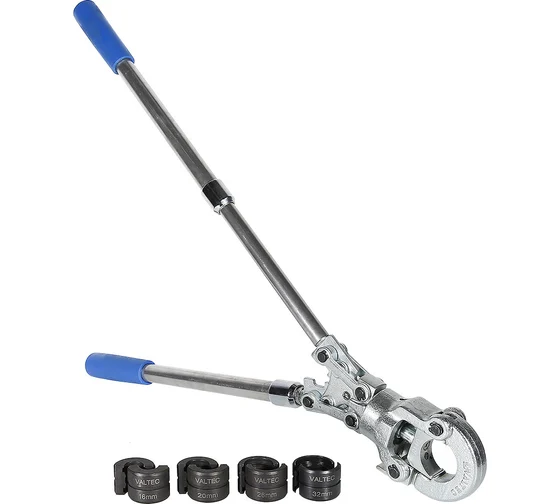 Пресс-инструмент ручной VALTEC с насадками 16-32 (тип ТН)