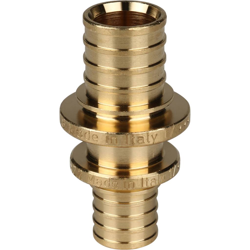 Муфта соед. пер. 20x16 для труб из сшитого полиэтилена аксиальный STOUT