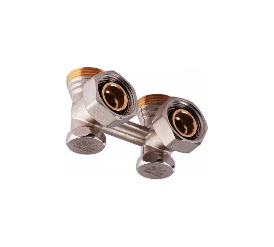 Н-узел угловой, д/2-хтрубных систем 3/4"Е Gekon