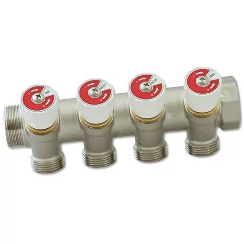 Коллектор регул. 1" ЕК 4-х Uni-Fitt 