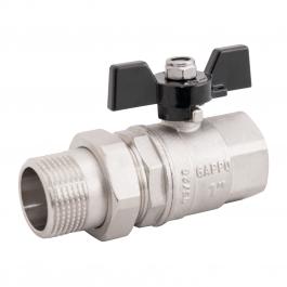 Кран с амер. 1" вн.-нр. GAPPO