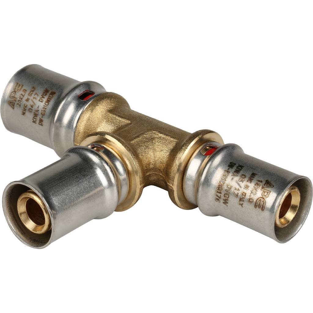 Тройник прес. STOUT(APE) 20х16х16