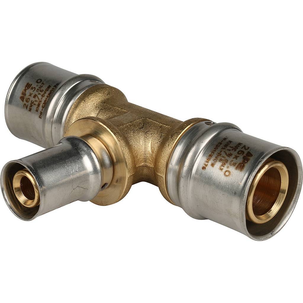 Тройник прес. STOUT(APE) 26х16х26