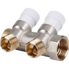 Коллектор регул. 3/4", 2-х вых. 3/4" STOUT