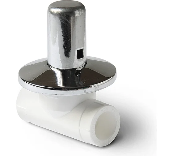 Вентиль PPR хромированный d25