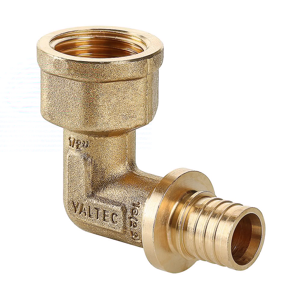 Угольник надвижной с переходом на вн.р. VALTEC 16(2,2) х 1/2" VALTEC