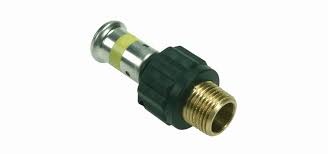 Муфта 20х3/4 НР, ПВДФ пресс (газ) HENCO