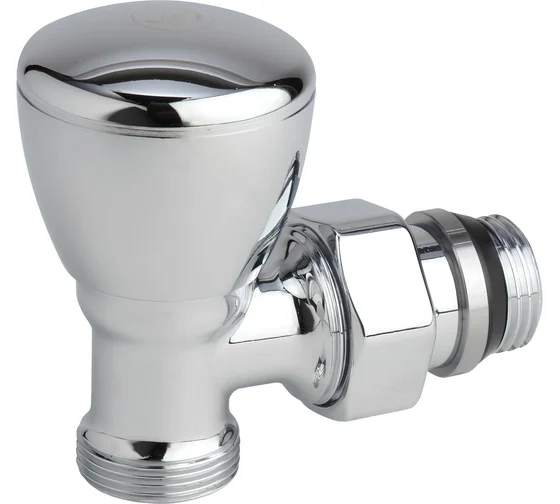 Вентиль запорный угловой 1/2х16 хром. Giacomini 