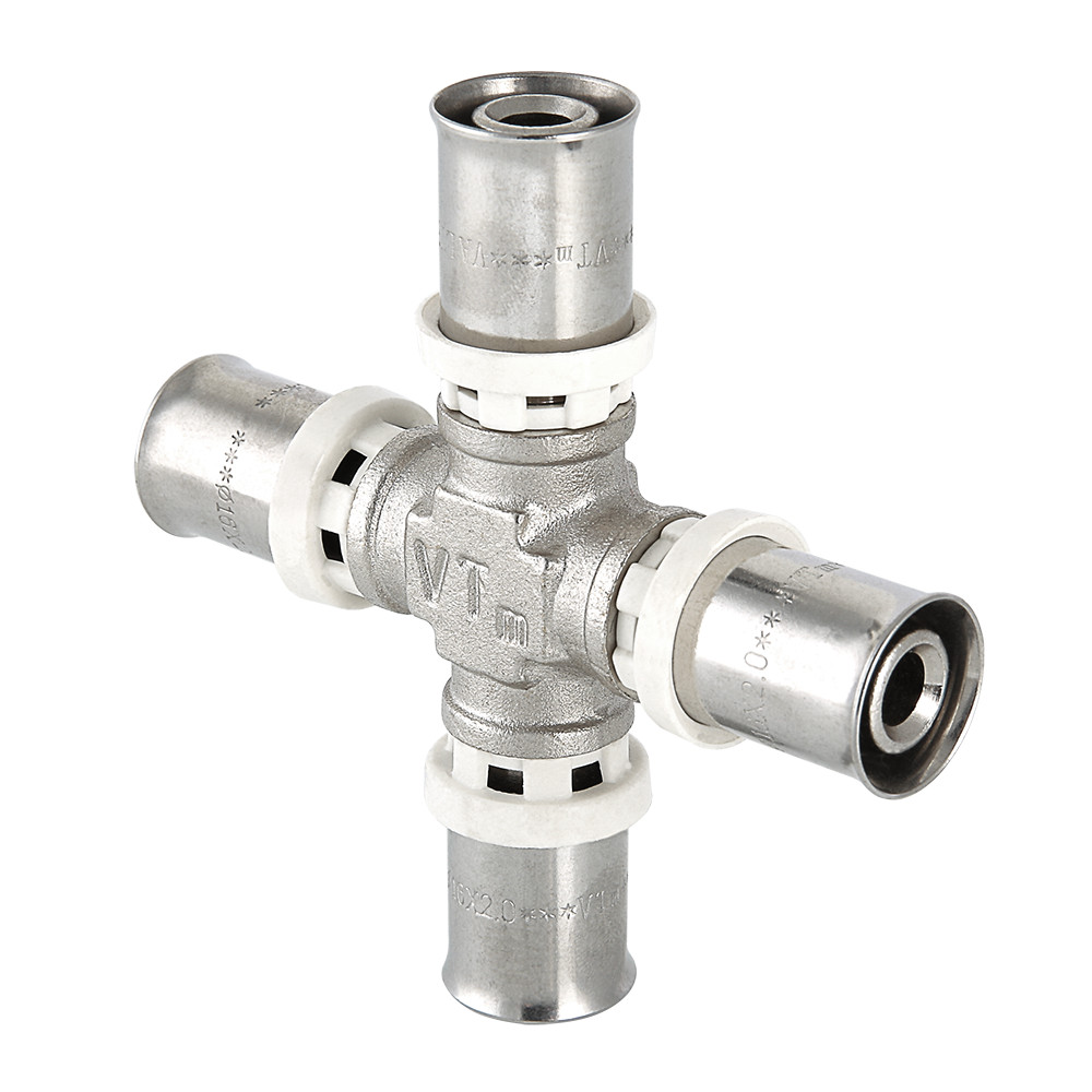 Крестовина пресс VALTEC 20х16х20х16