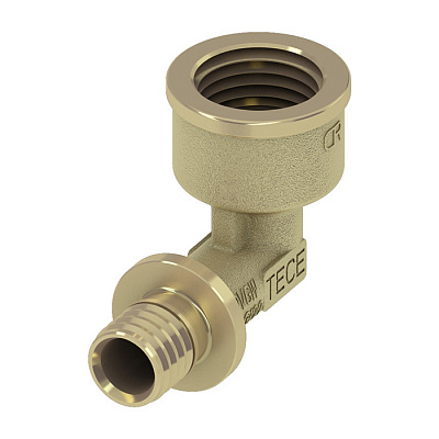 Уголок соединительный 20 х3/4" вр латунь TECEflex