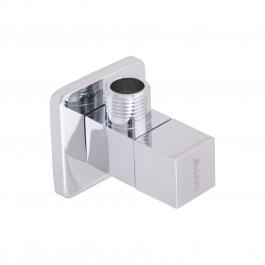 Кран шар. угл. 1/2"-1/2" GAPPO (ХРОМ, квадрат. махов.)