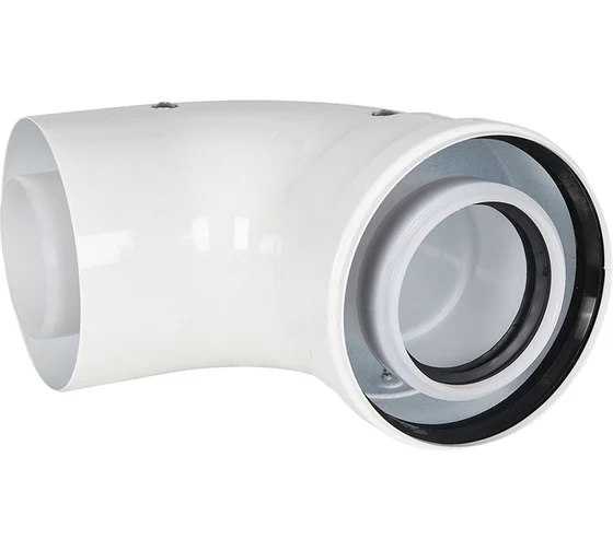 Отвод конденсационный ROMMER 60/100 90гр.