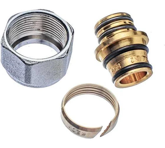 Концовка для м-пл труб 20*2.5 с нак.гайкой М24х19 FAR