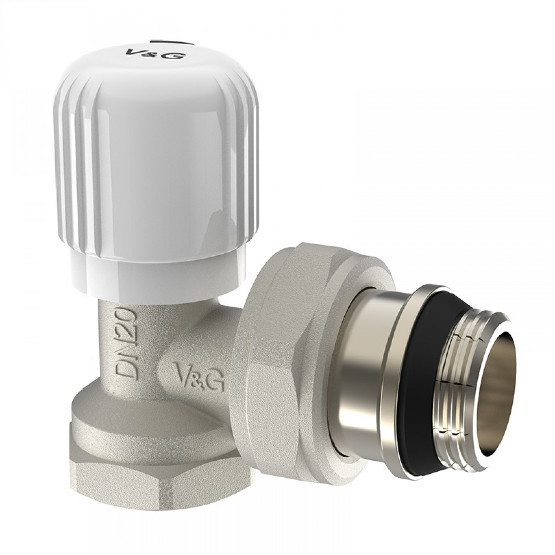 Вентиль регулир. угловой 1/2" V&G