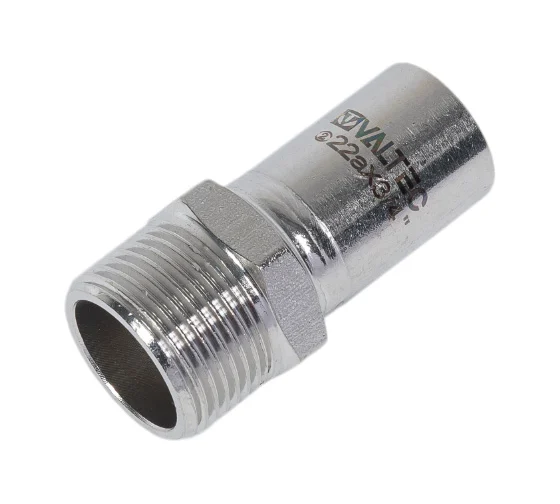 Вставка резьбовая нерж.сталь с нар.р. 22х3/4 VALTEC