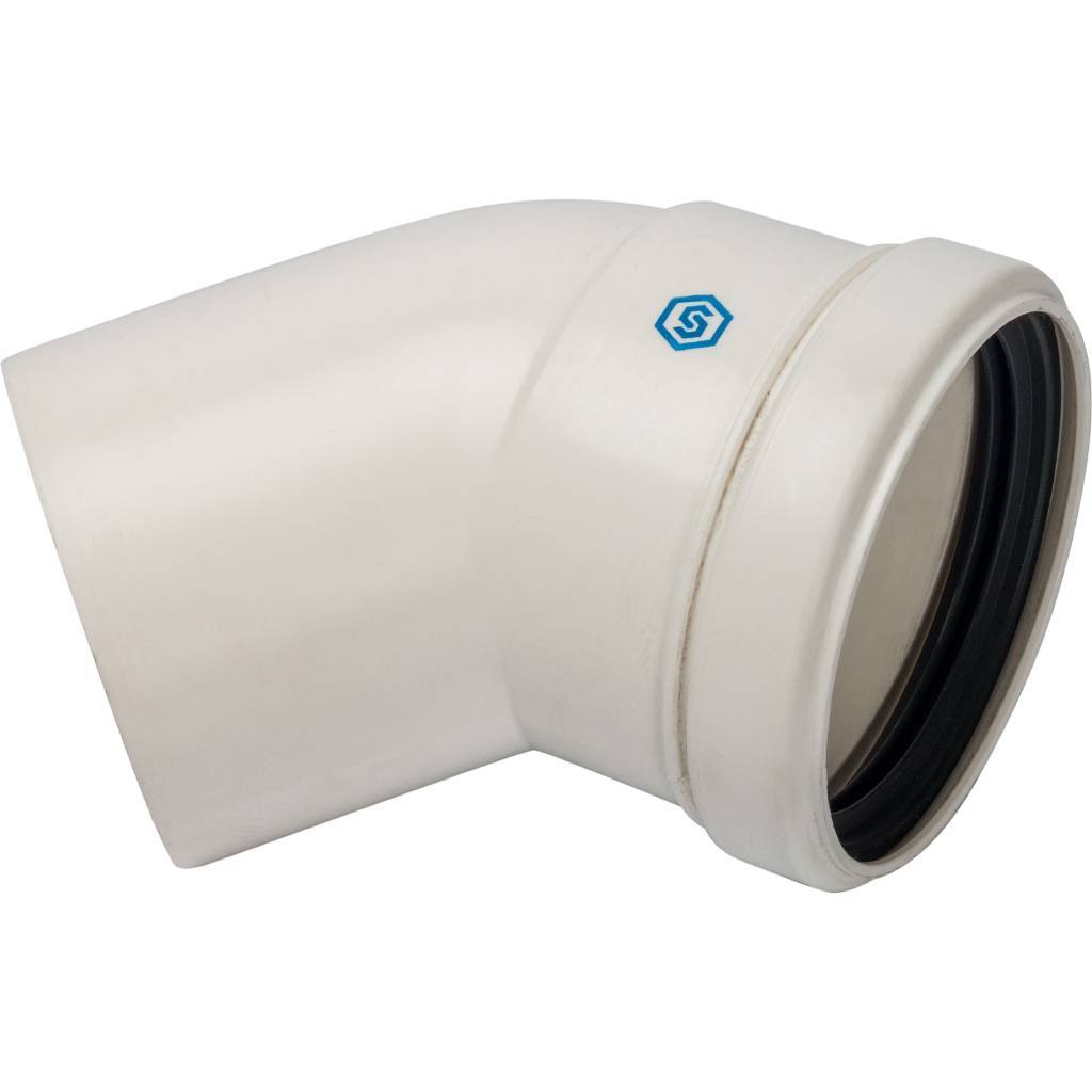 Отвод дымохода конденс. 80/45* STOUT 