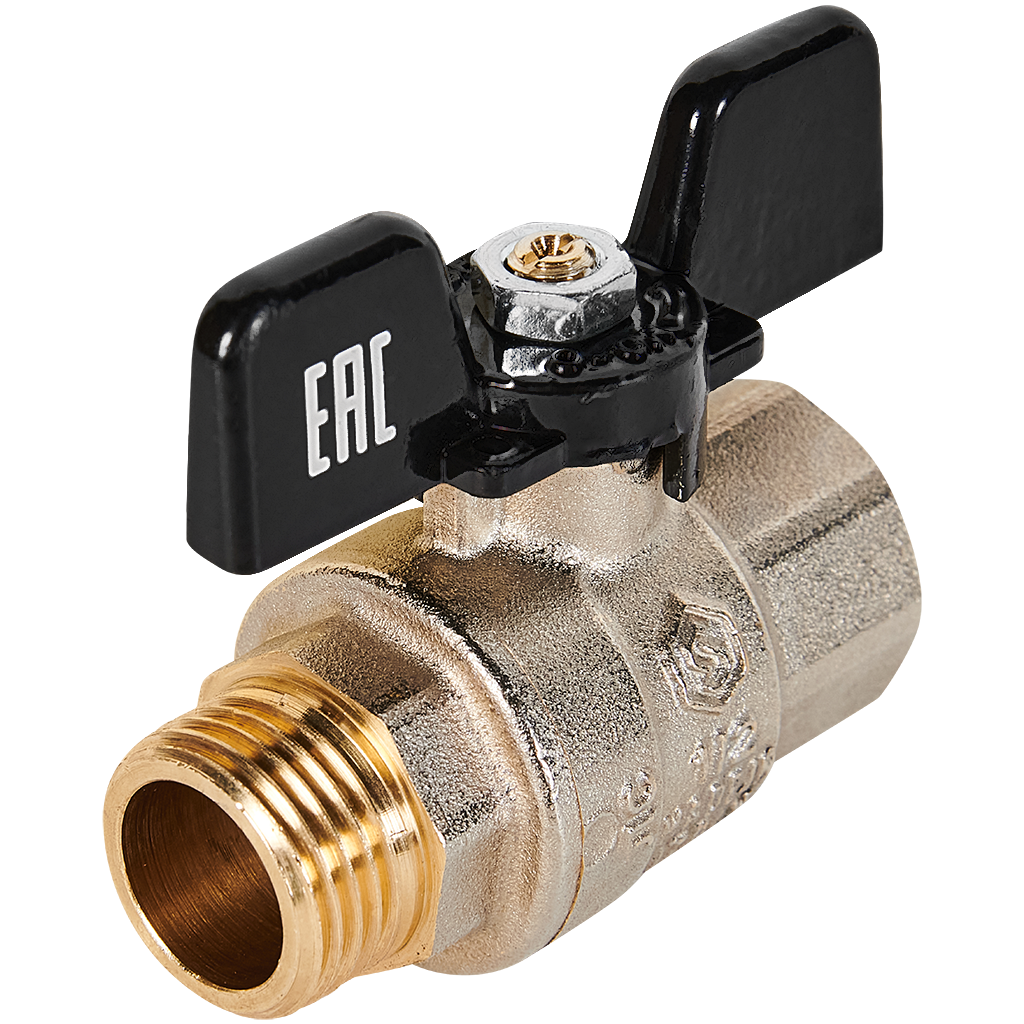 Кран шаровый 1/2 вн-нар STOUT