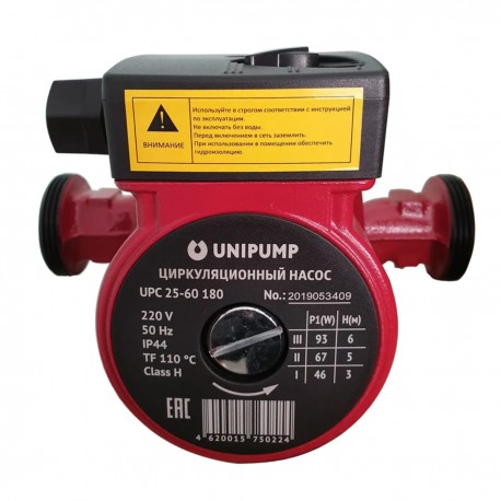 Насос UNIPUMP UPC 25-60 180 (с гайк.)