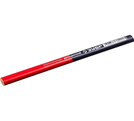 Карандаш малярный, 180мм Красный/Синий ЗУБР